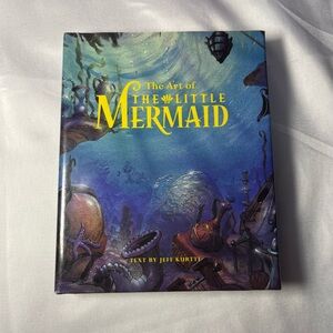 Vintage 90s Disney The Art of The Little Mermaid Mini Hardcover Jeff Kurtti Rare